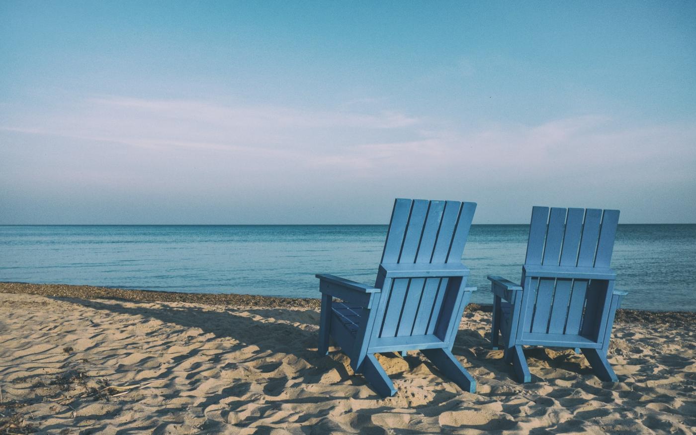 Two Seats on a Beach